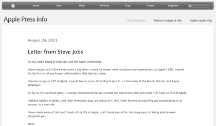  Apple COOのティム・クック氏がスティーブ・ジョブズ氏の後任になる可能性はあるのか？