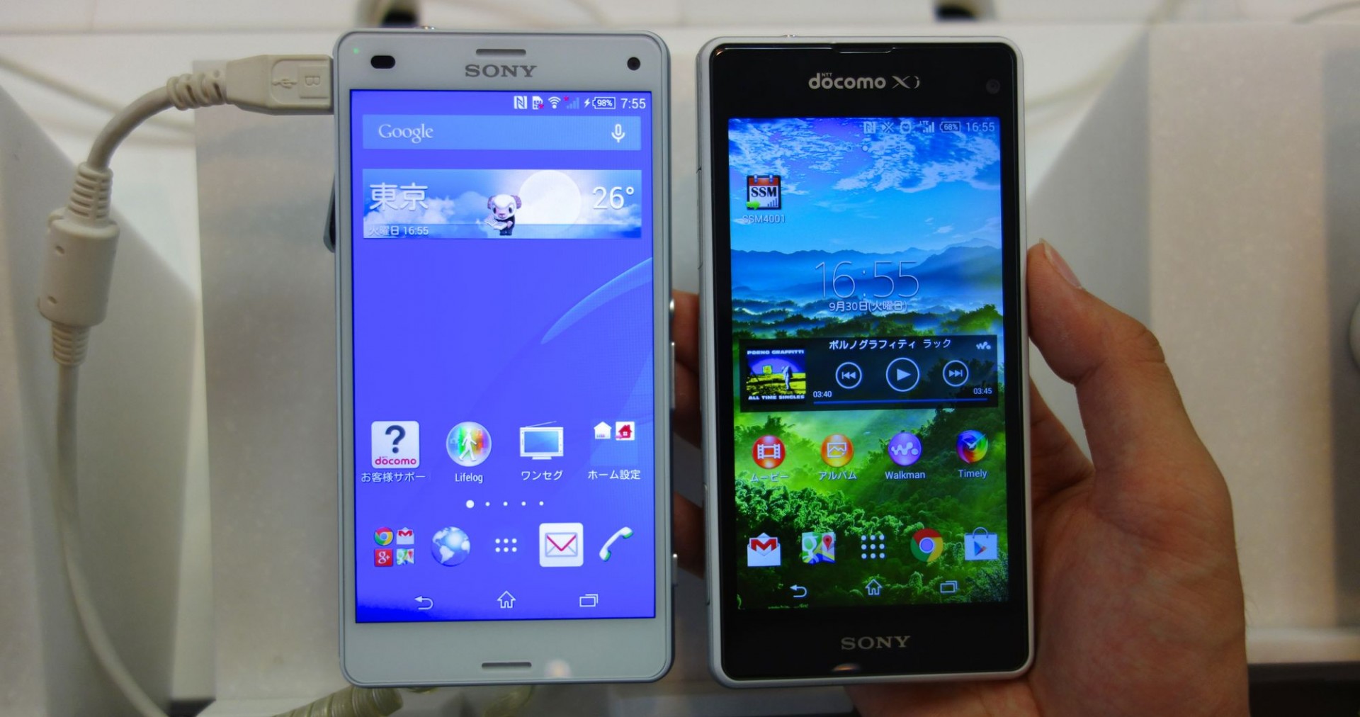 Xperia Z3 Compact SO-02Gフォトレビュー＆ハンズオン動画。Z1 fの