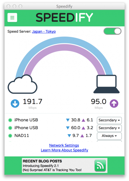speedify on 7 devices