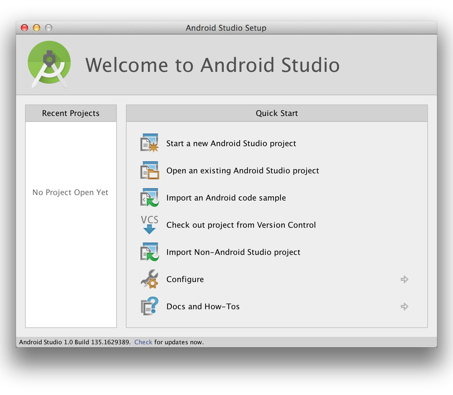 android studio mac java