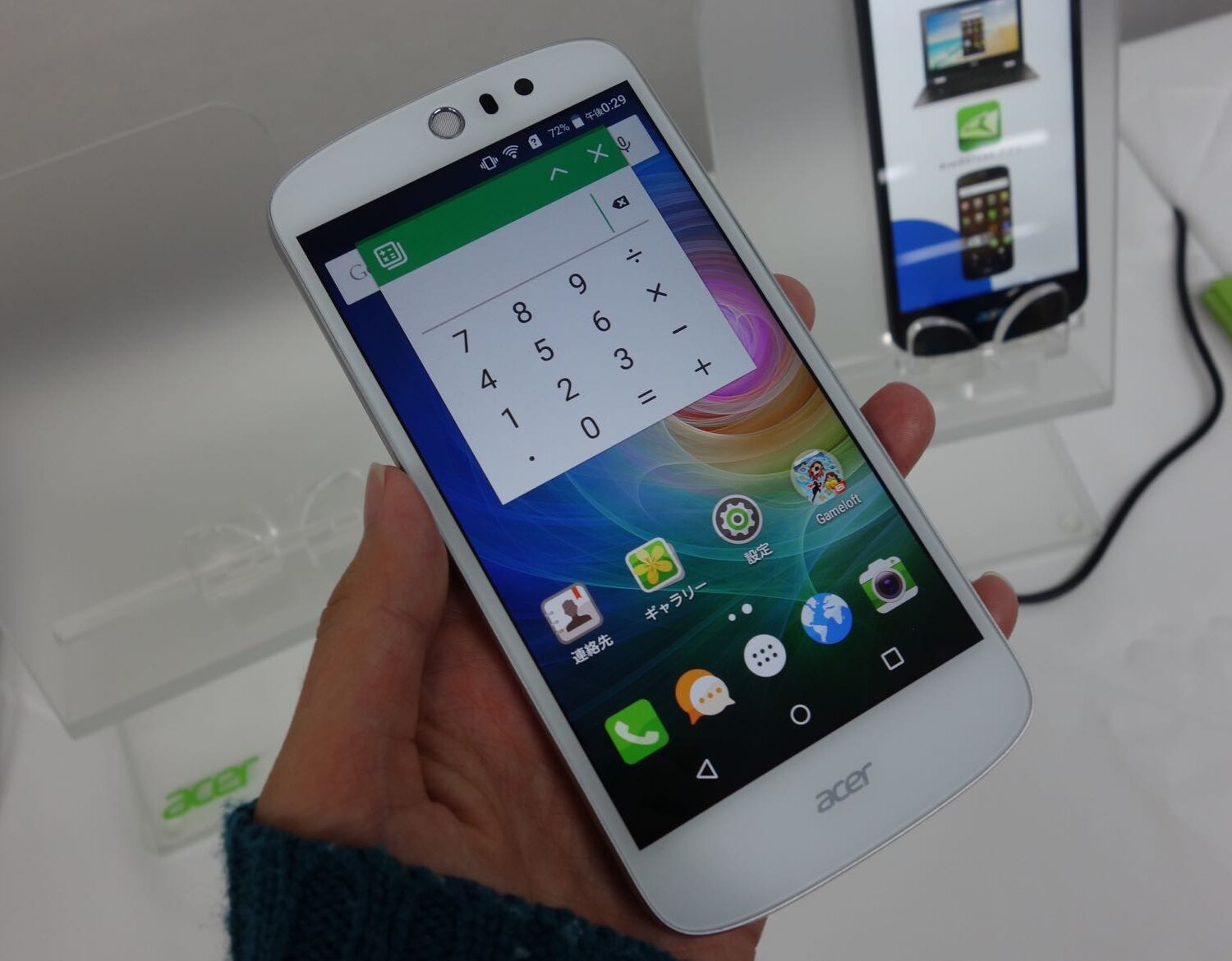 Acer Liquid Z530フォトレビュー めんたいガジェットフェス ガジェットショット