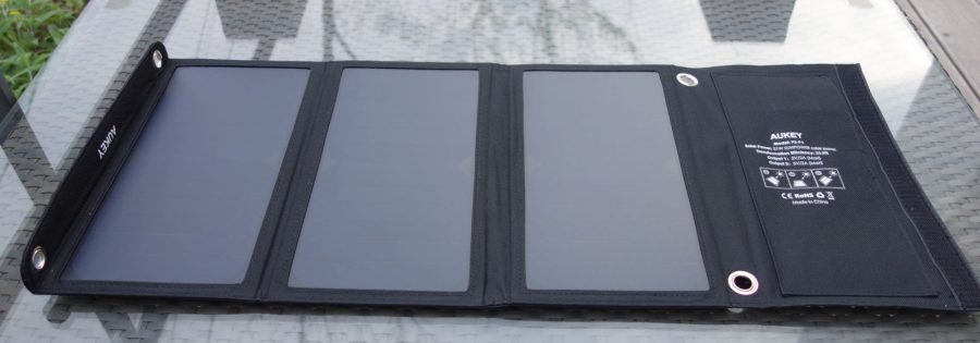 aukey solar charger 3