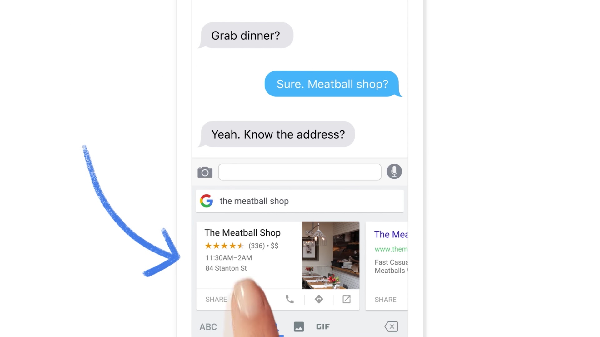 Iphoneのキーボード上で直接google検索できる Gboard が公開 ガジェットショット