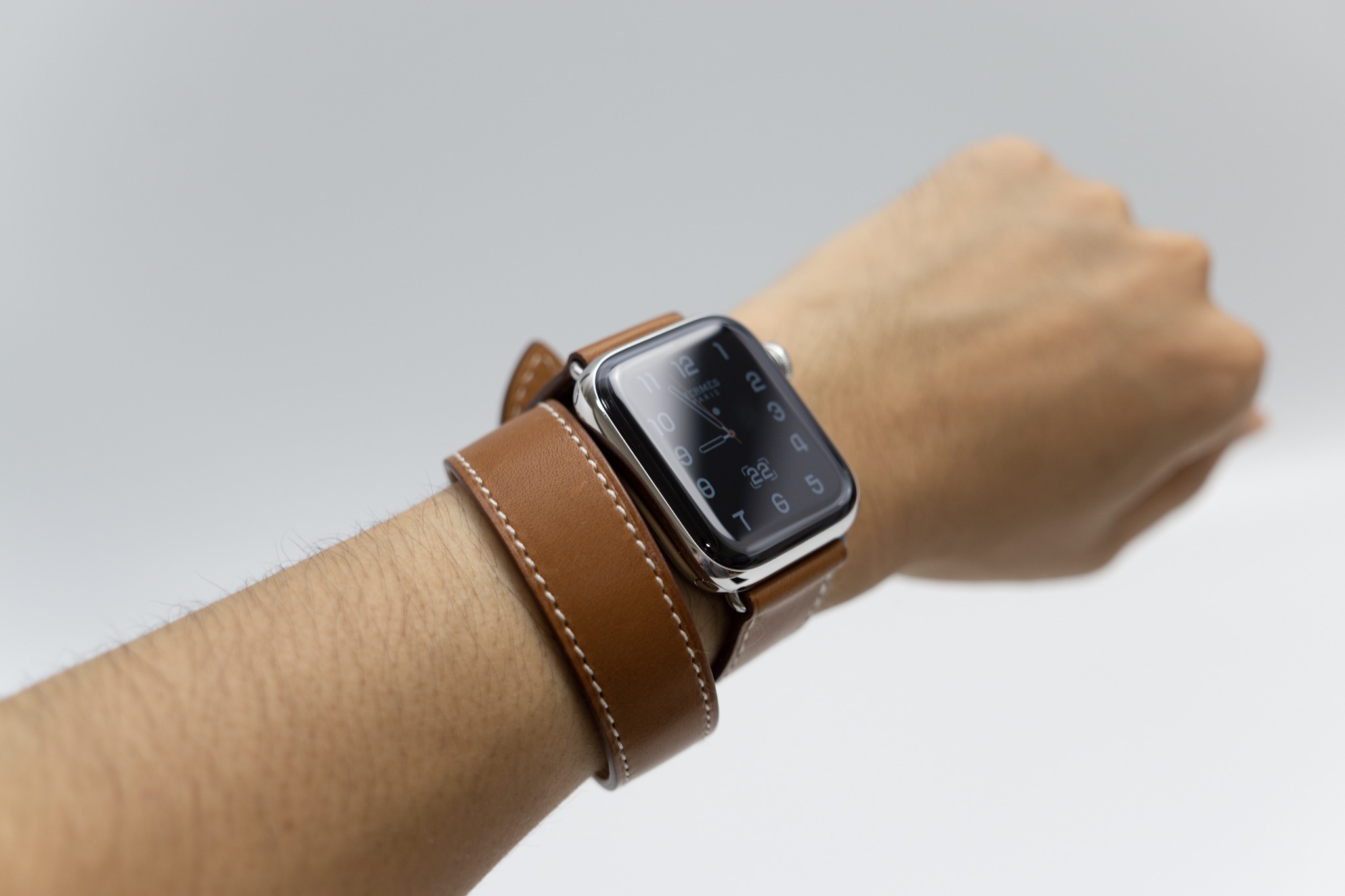 売切り特価 Apple Watch エルメス ブラック 二重巻き アップルウォッチ