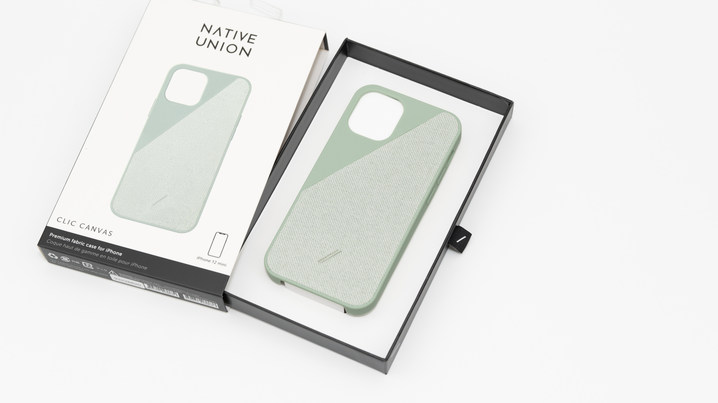 iPhone 12/12 miniのグリーンに似合うケース「NATIVE UNION Clic Canvas」レビュー | ガジェットショット